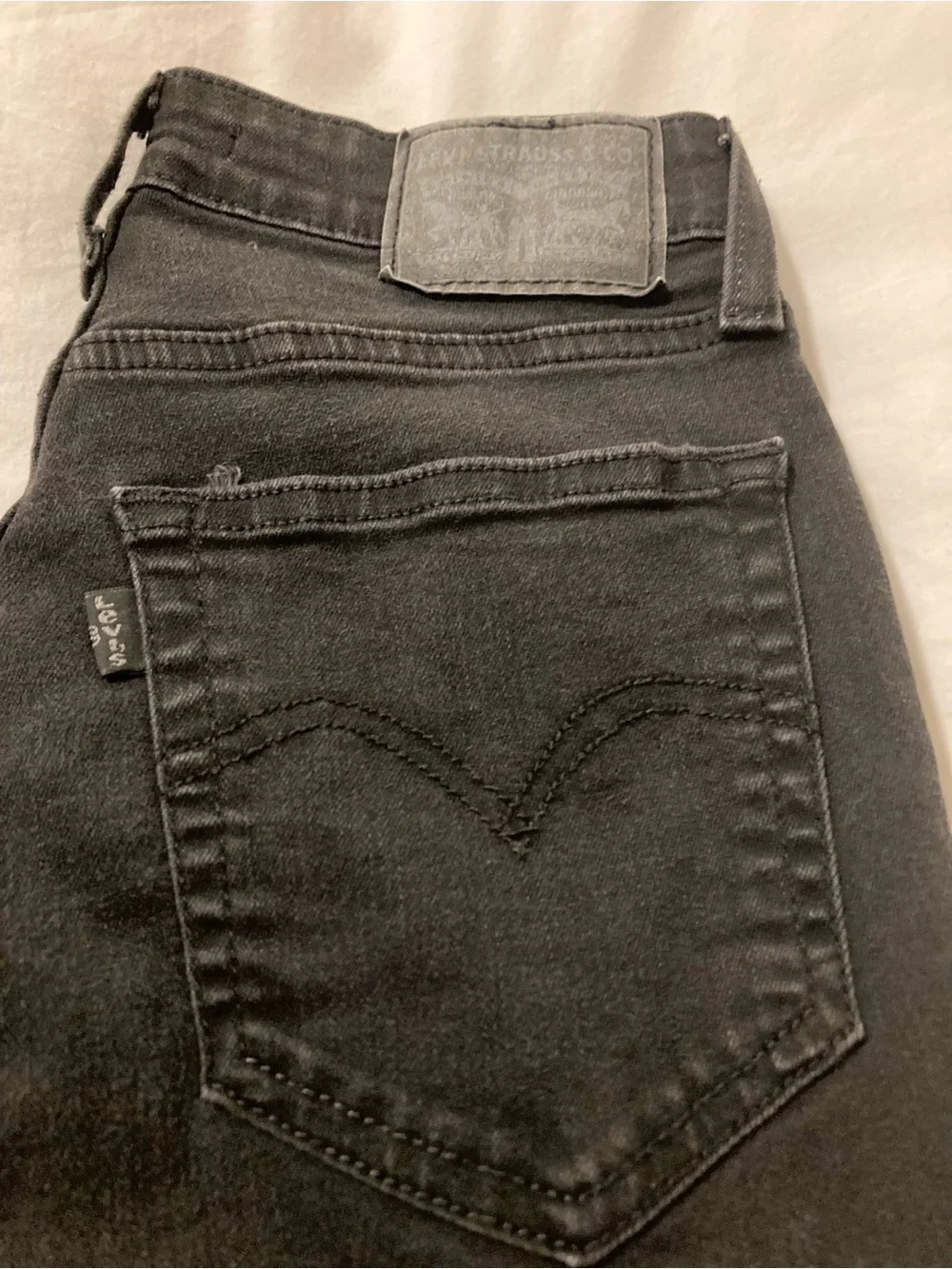 Levi's Black and White Skinny Jeans Duo